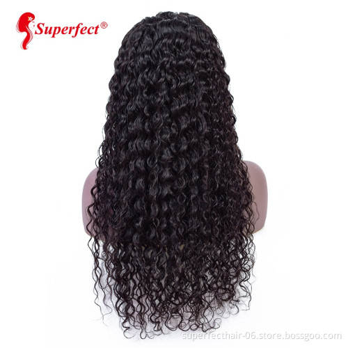 150% Density Brazilian Hair Water Wave Wig With Baby Hair  Pre Plucked Natural Hairline  Lace Front Human Hair Wigs